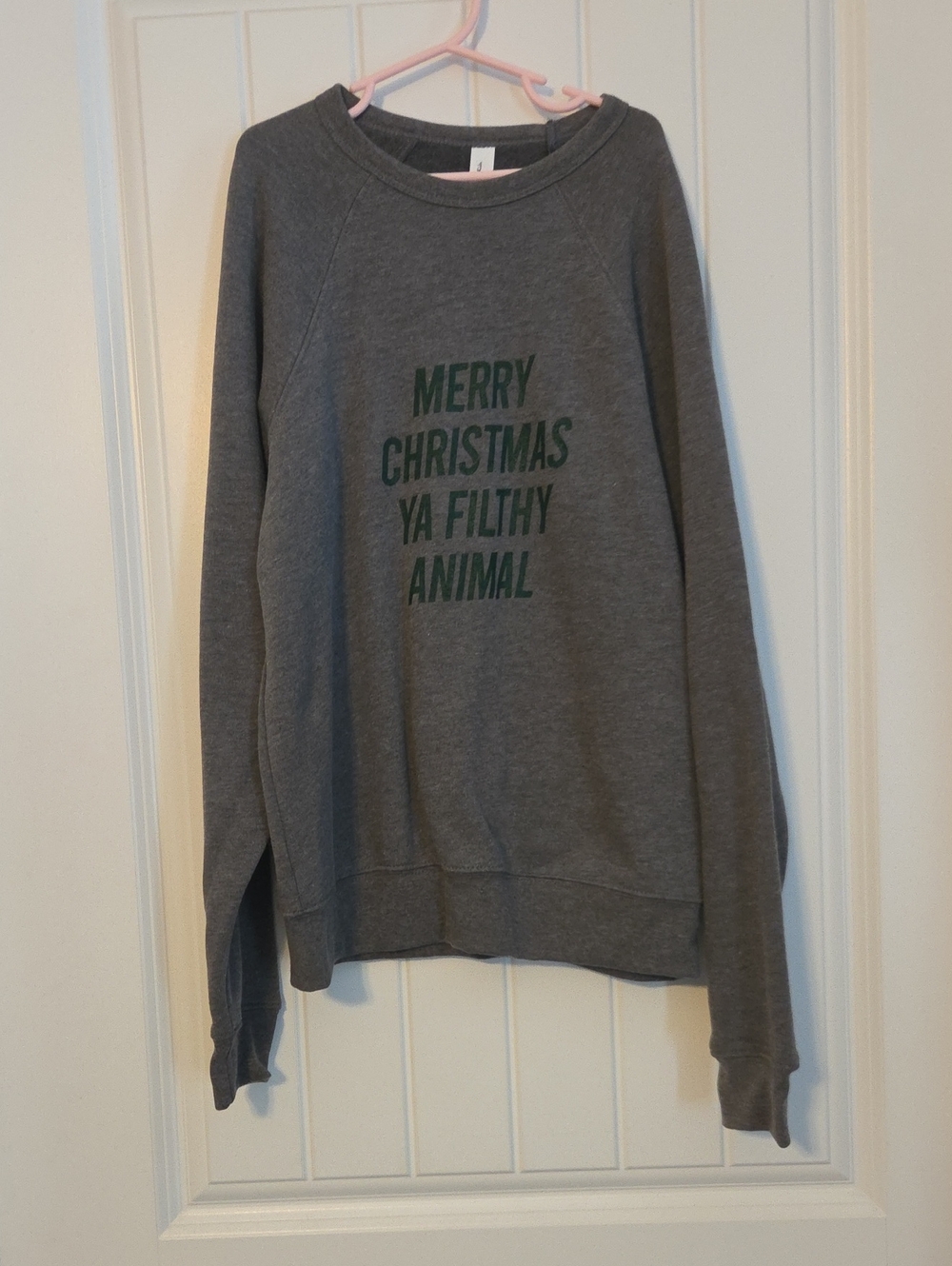 Bella Canvas Dark Gray Fleece Crewneck Sweatshirt